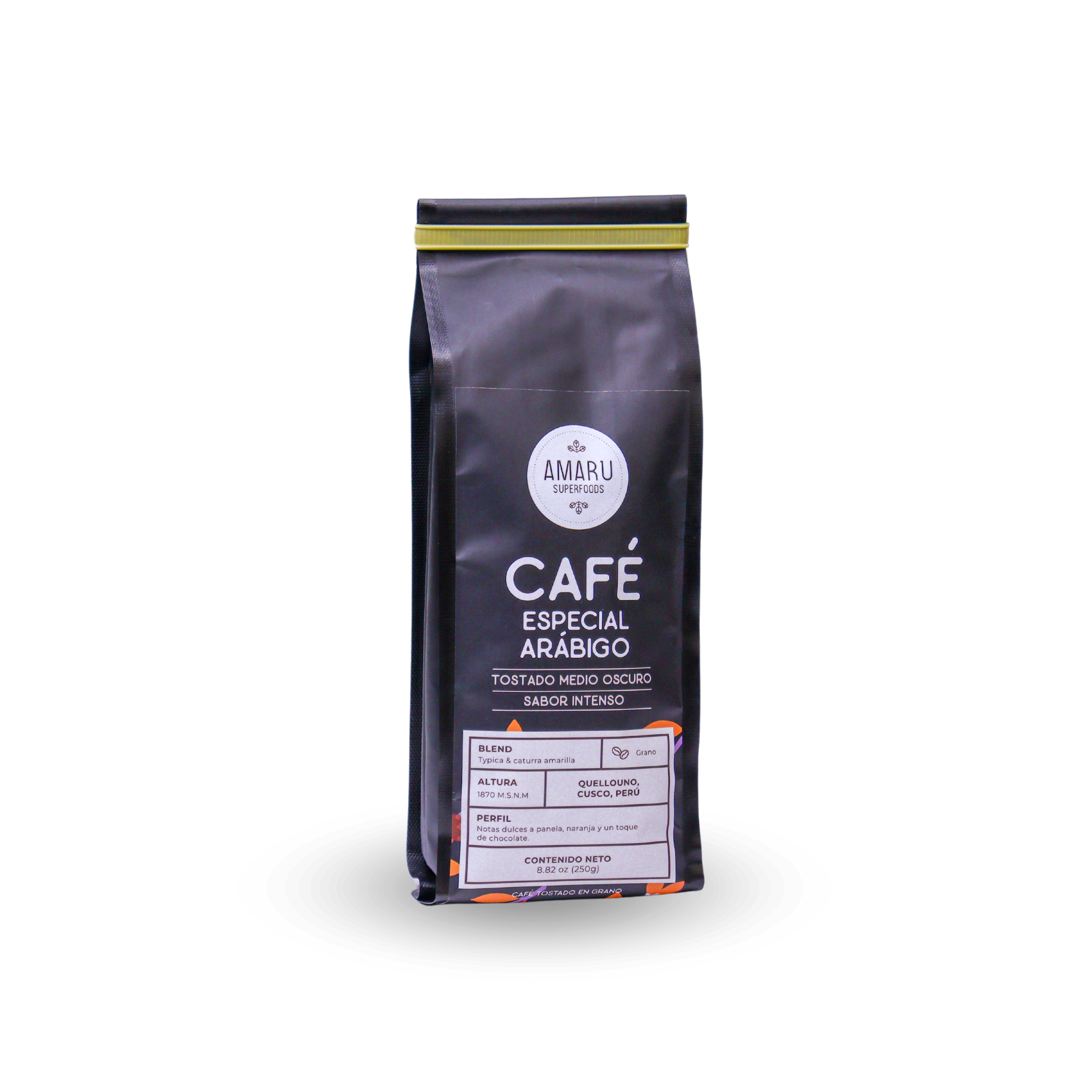 CAFE ESPECIAL ARABIGO MOLIDO DOYPACK 250GR -AMARU