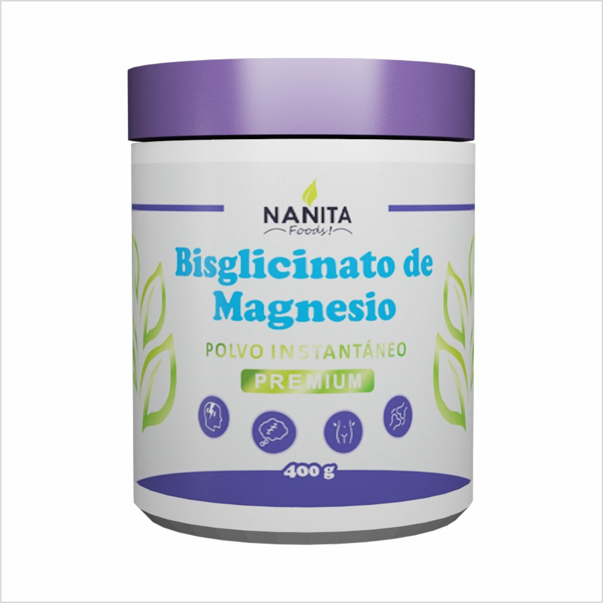 BISGLICINATO DE MAGNESIO PREMIUM 400GR NANITA FOODS