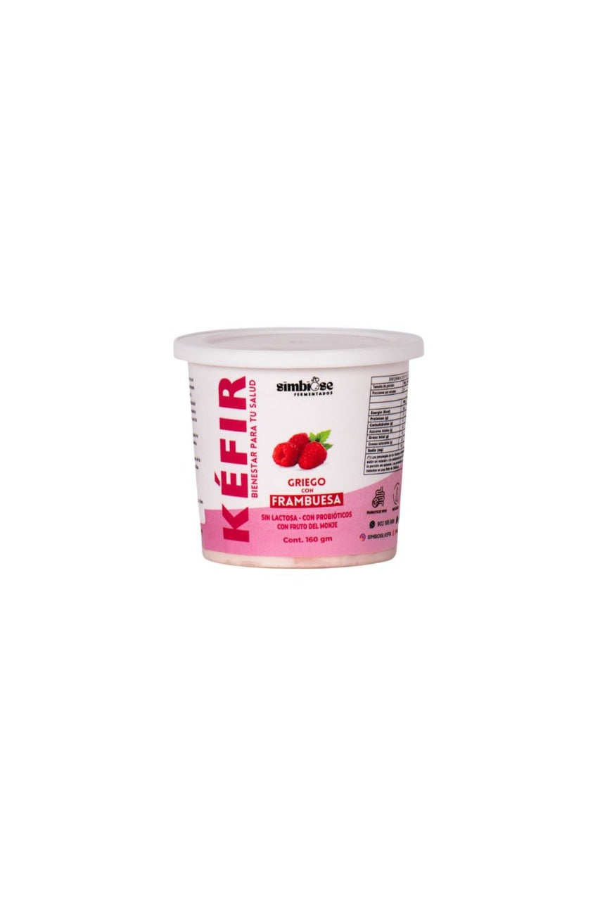KEFIR GRIEGO CON FRAMBUESA -SIMBIOSE(160 gr)
