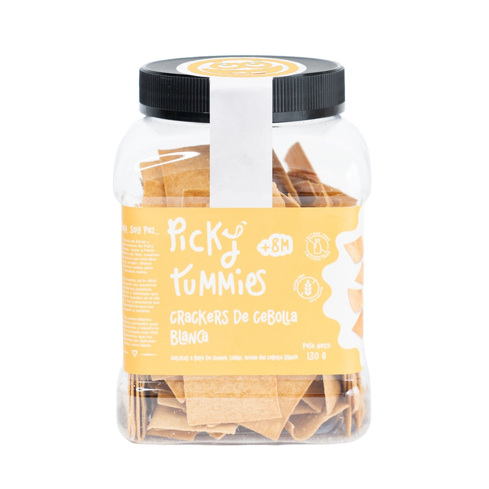 CRACKERS DE CEBOLLA BLANCA 130GR PICKY TUMMIES