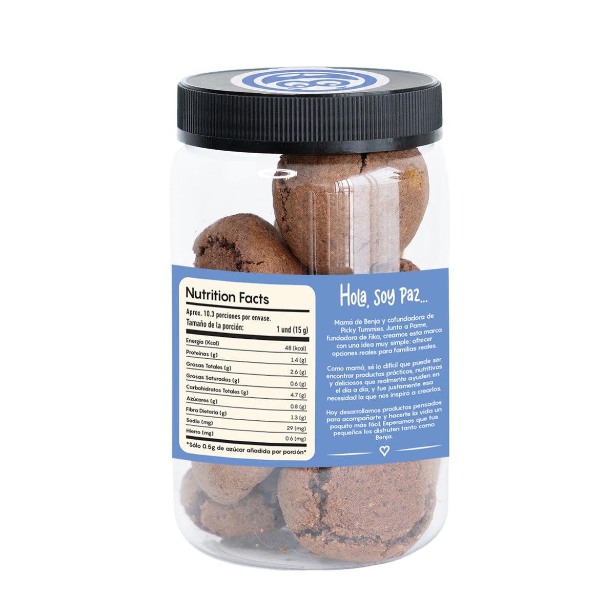 GALLETAS DE CHOCOLATE CALIENTE X 155GR PICKY TUMMIES