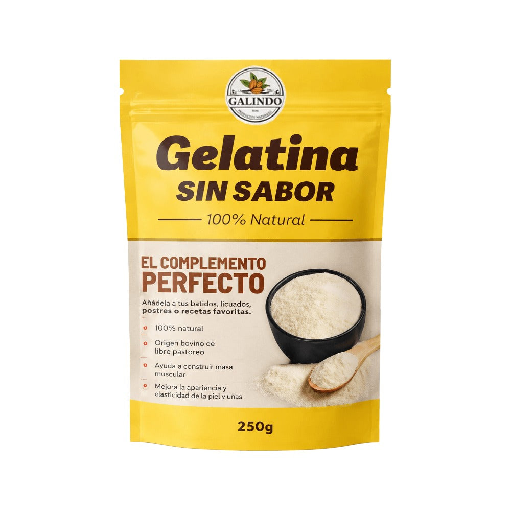 GELATINA SIN SABOR X 250GR-GALINDO