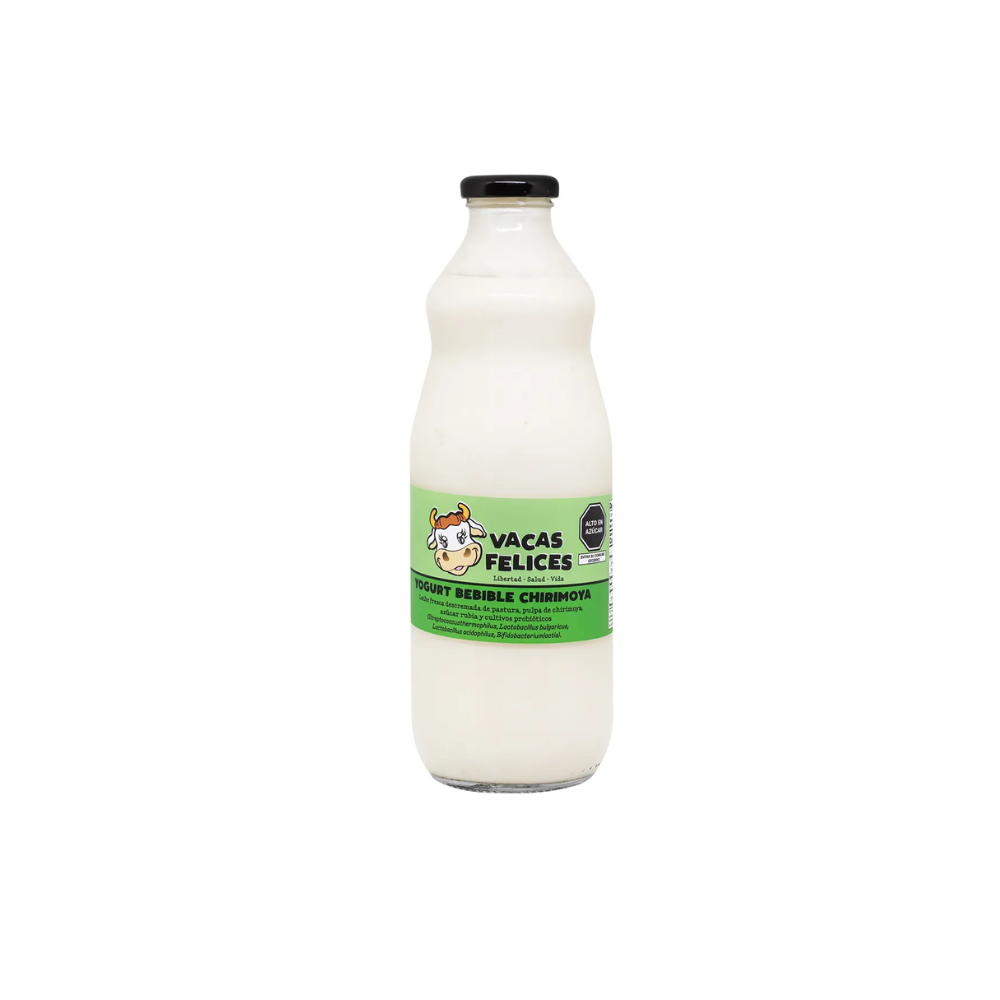YOGURT BEBIBLE CHIRIMOYA 1LT- VACAS FELICES