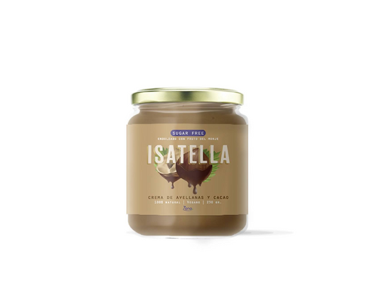 ISATELLA CREMA DE AVELLANAS Y CACAO 230 GR - ZANA