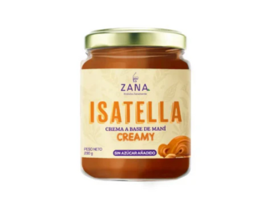 ISATELLA CREMA A BASE DE MANI CREAMY 210 GR - ZANA