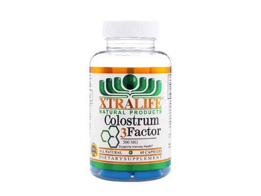 COLOSTRUM 3 FACTOR  500MG 60 CAP - XTRALIFE