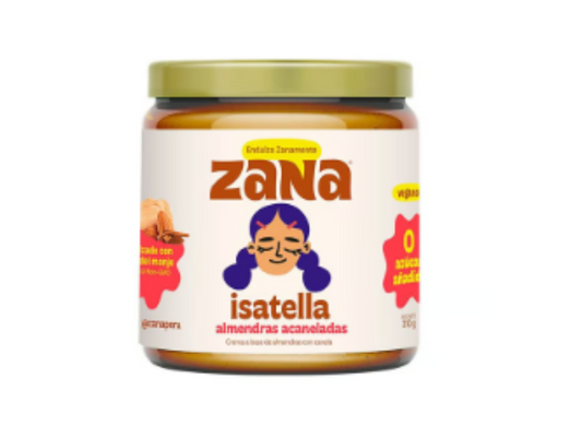 ISATELLA CREMA DE ALMENDRA ACANELADA 210GR - ZANA