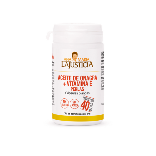 ACEITE DE ONAGRA + VITAMINA E 80  COMPRIMIDOS ANA MARÍA LA JUSTICIA