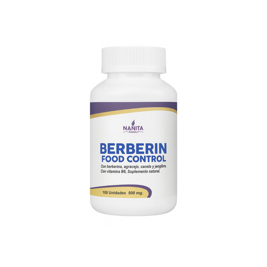 BERBERIN FOOD CONTROL 100 CAP NANITA FOODS