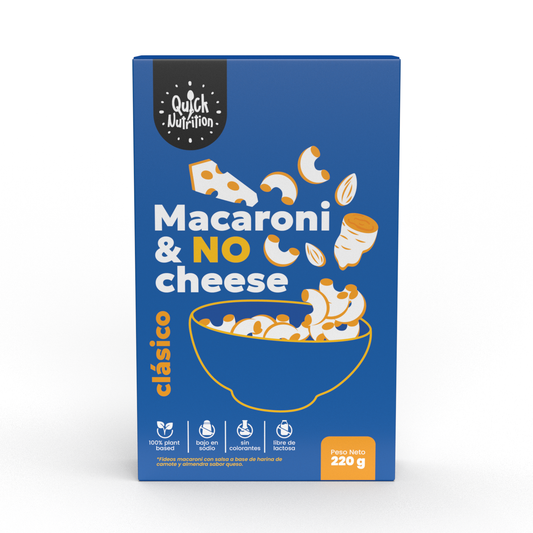 MACARRONI NO CHEESE SABOR QUESO- QUICK NUTRITION