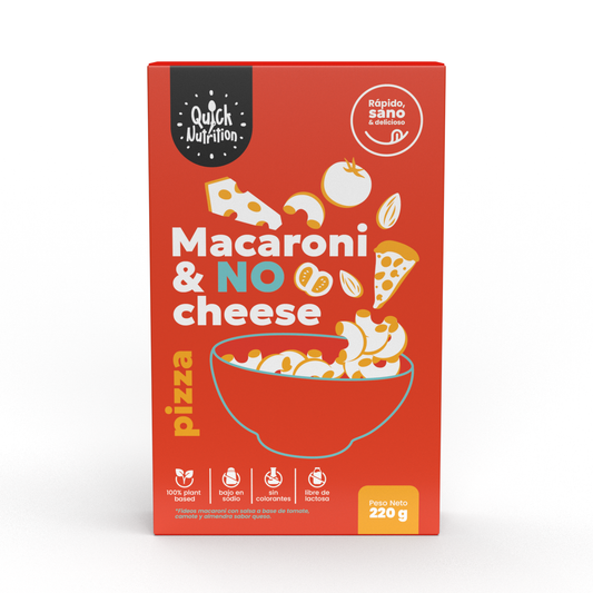 MACARRONI & NO CHEESE SABOR PIZZA - QUICK NUTRITION
