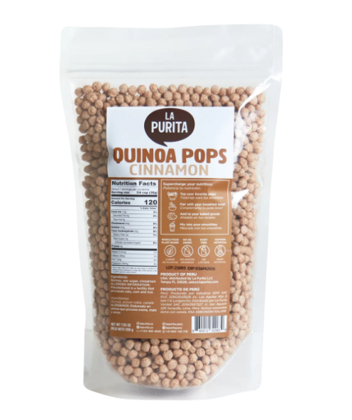 QUINOA POP CINNAMON LA PURITA