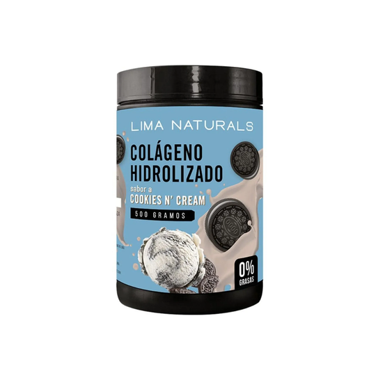 COLAGENO HIDROLIZADO SABOR A COOKIES AND CREAM 500 GR - LIMA NATURALS