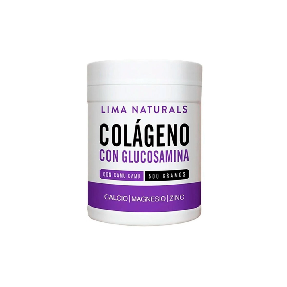 COLAGENO HIDROLIZADO CON GLUCOSAMINA GLUTEN FREE 500 GR - LIMA NATURALS