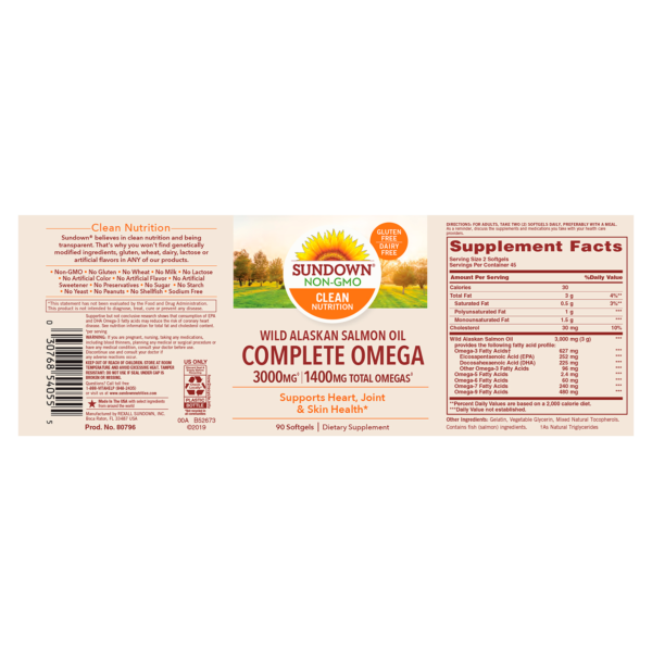 COMPLETE OMEGA (SALMON OIL) SUNDOWN