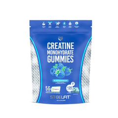 CREATINE MONOHYDRATE GUMMIES BLUE RASPBERRY 120 GOMAS - STEELFIT
