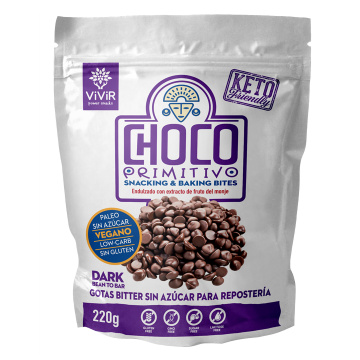 CHOCO PRIMITIVO GOTAS 220 GR - VIVIR