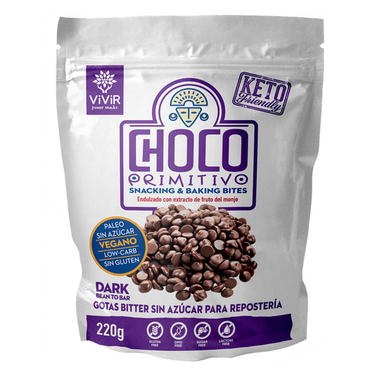 CHOCO PRIMITIVO GOTAS 220 GR - VIVIR