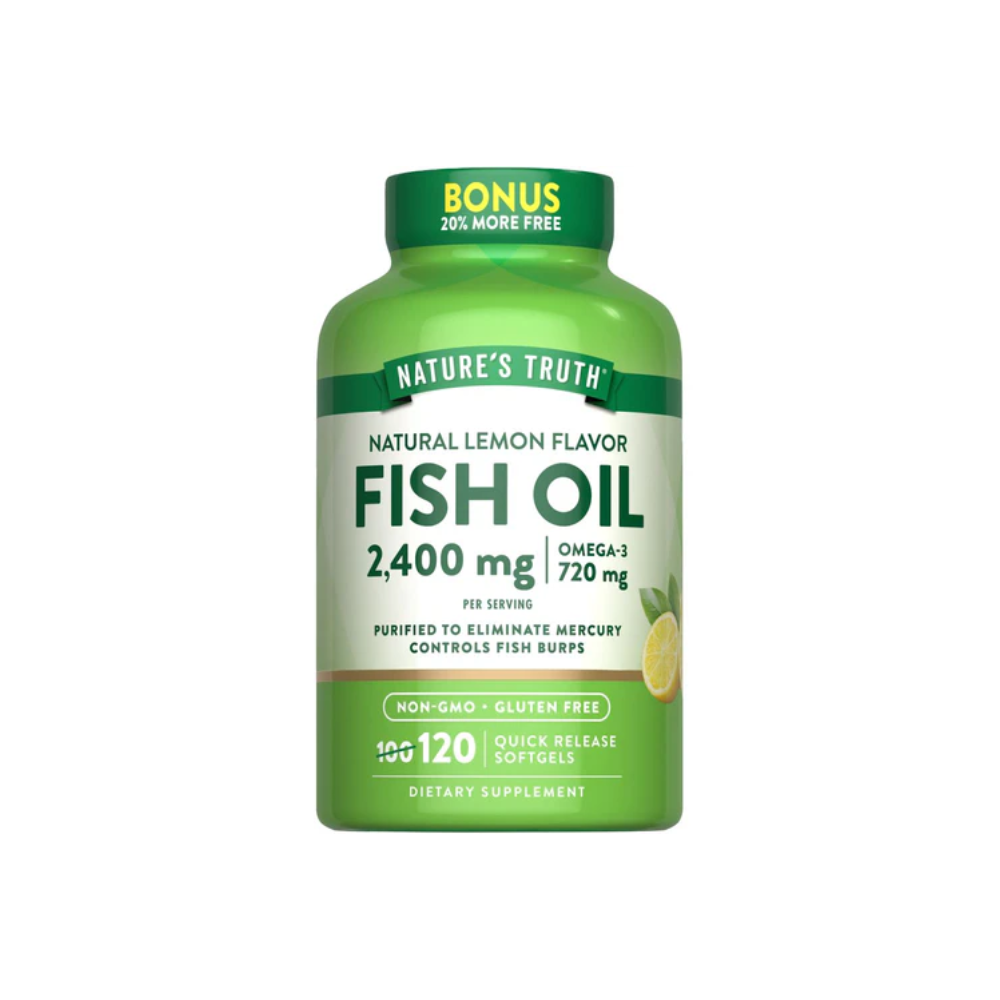 FISH OIL 2400 MG 120CAP NATURES TRUTH