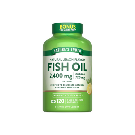 FISH OIL 2400 MG 120CAP NATURES TRUTH