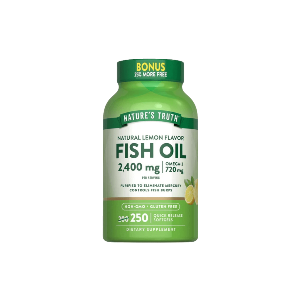 FISH OIL 2400MG 250 SOFTGEL NATURES TRUTH