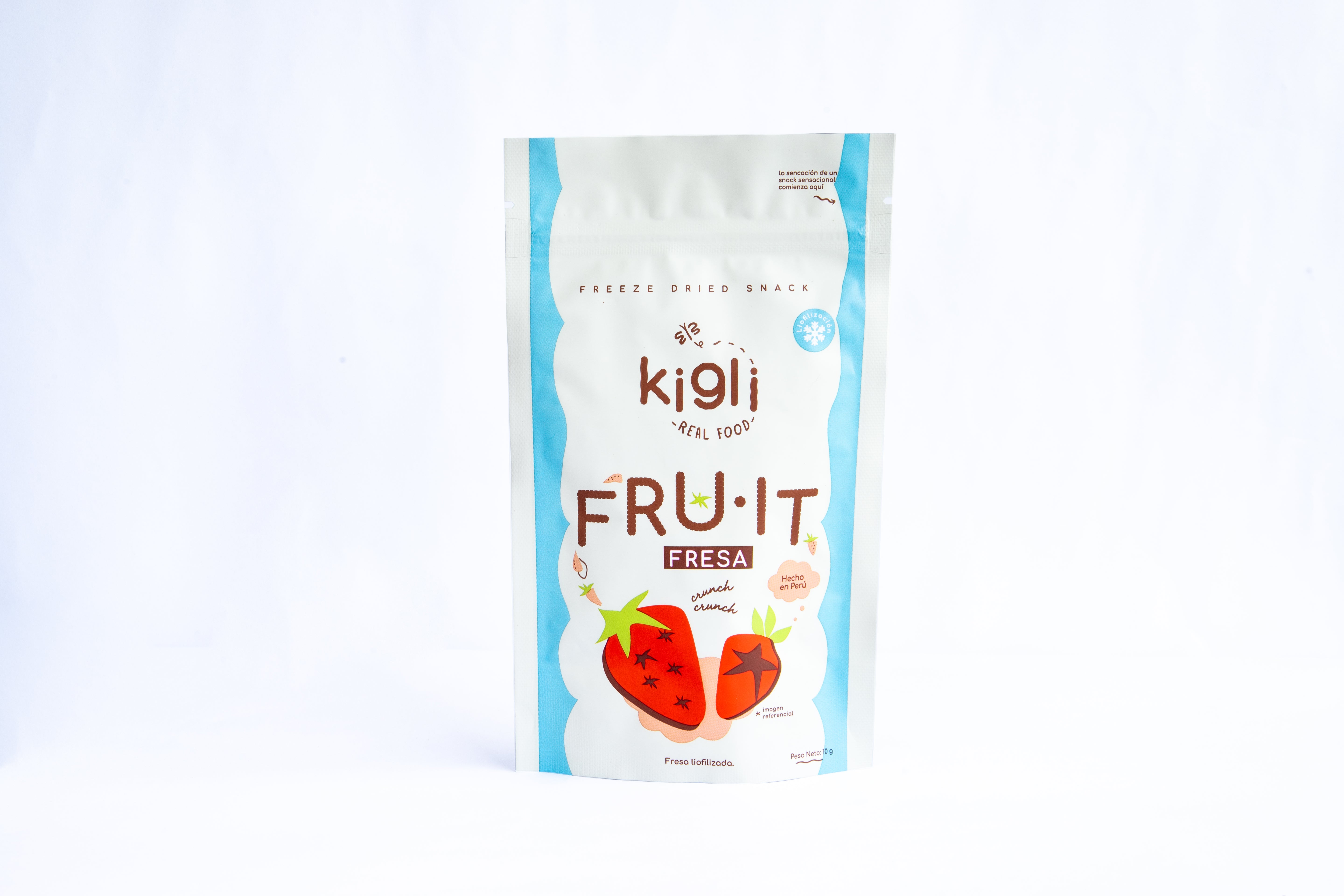 FRUIT FRESA LIOFILIZADO 15GR KIGLI