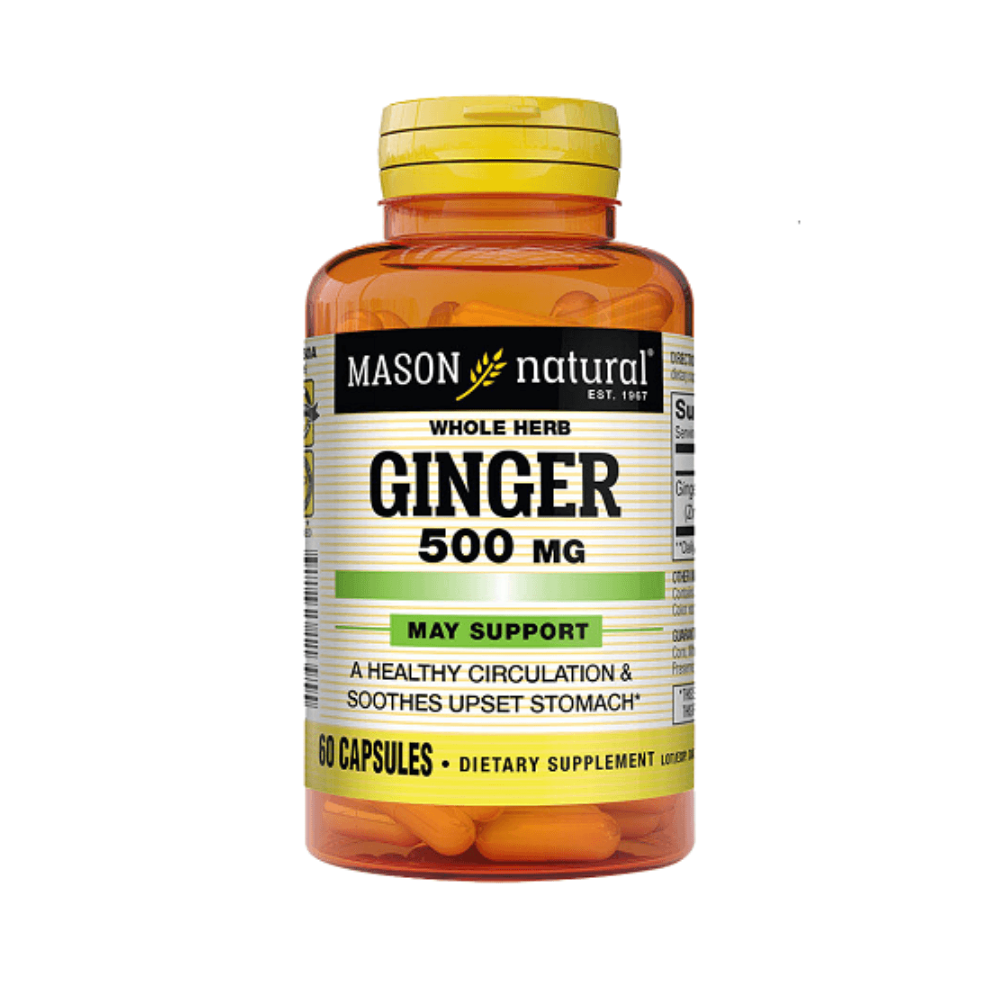 GINGER 500 MG (60 CAP)  MASON NATURAL