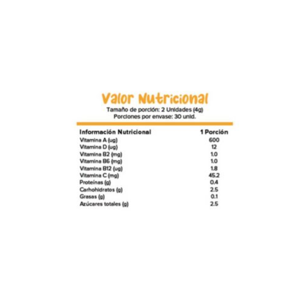 GOMITAS MULTIVITAMINICAS NIÑOS SABOR FRESA 60 UNIDADES - LIMA NATURALS