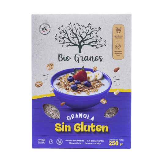 GRANOLA SIN GLUTEN 250GR BIO GRANOS