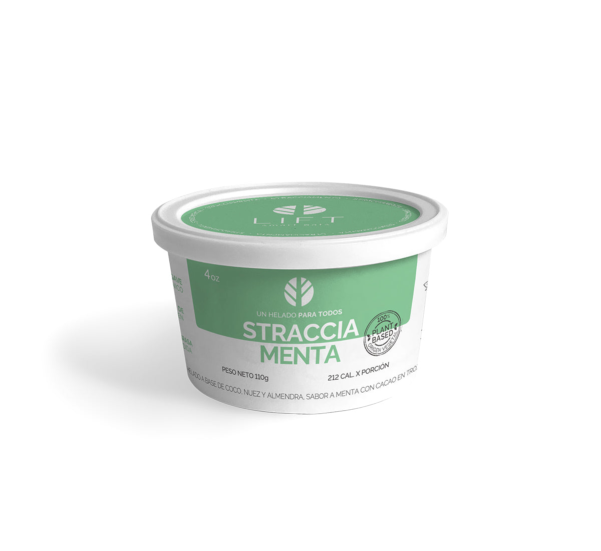 HELADO VEGANO STRACCIA MENTA 4 OZ - LIFT