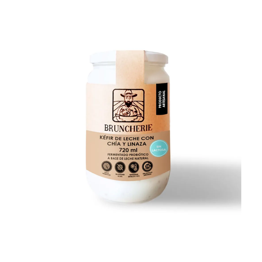 KEFIR DE LECHE CHIA Y LINAZA BRUNCHERIE 720ML