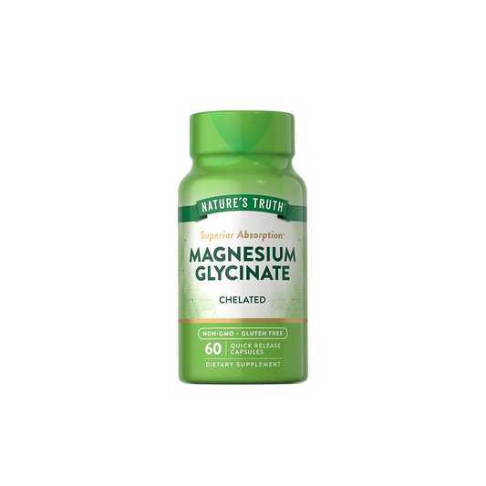 MAGNESIUM GLYCINATE CHELATED 60CAP NATURES TRUTH