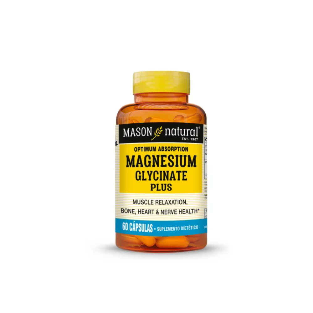 GLICINATO DE MAGNESIO PLUS (60 CAP)-MASON NATURAL