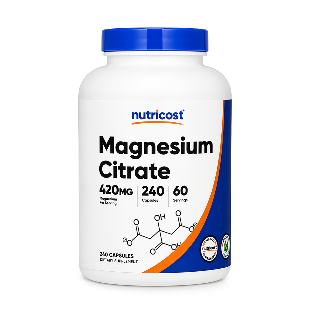 CITRATO DE MAGNESIO CAPSULAS (420 PER SERVING) (240 CAPSULAS)NUTRICOST