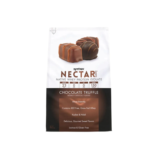 NECTAR NATIVE WHEY PROTEIN ISOLATE CHOCOLATE TRUFFLE DOYPACK 907G SYNTRAX