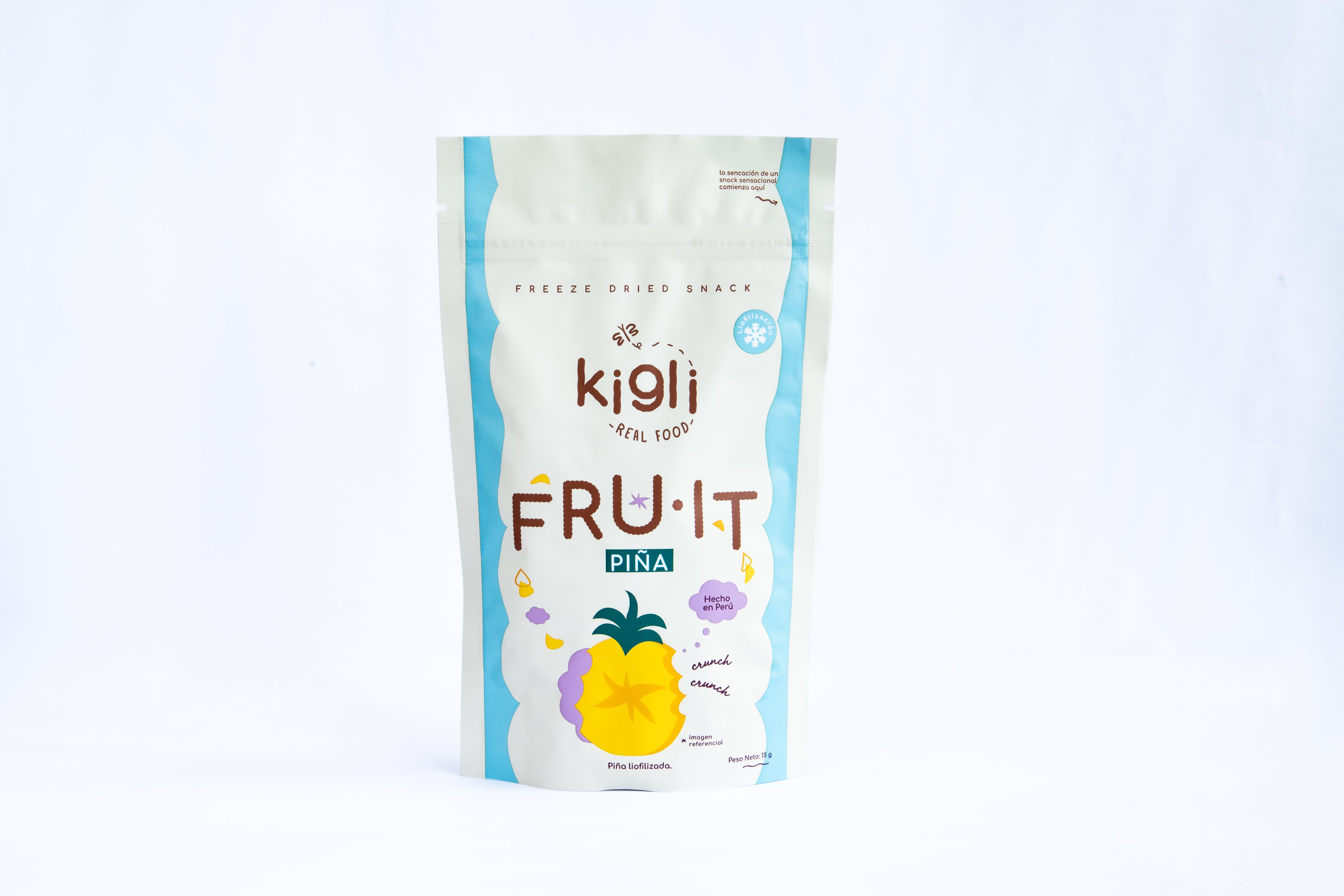 FRUIT PIÑA LIOFILIZADO 15GR KIGLI