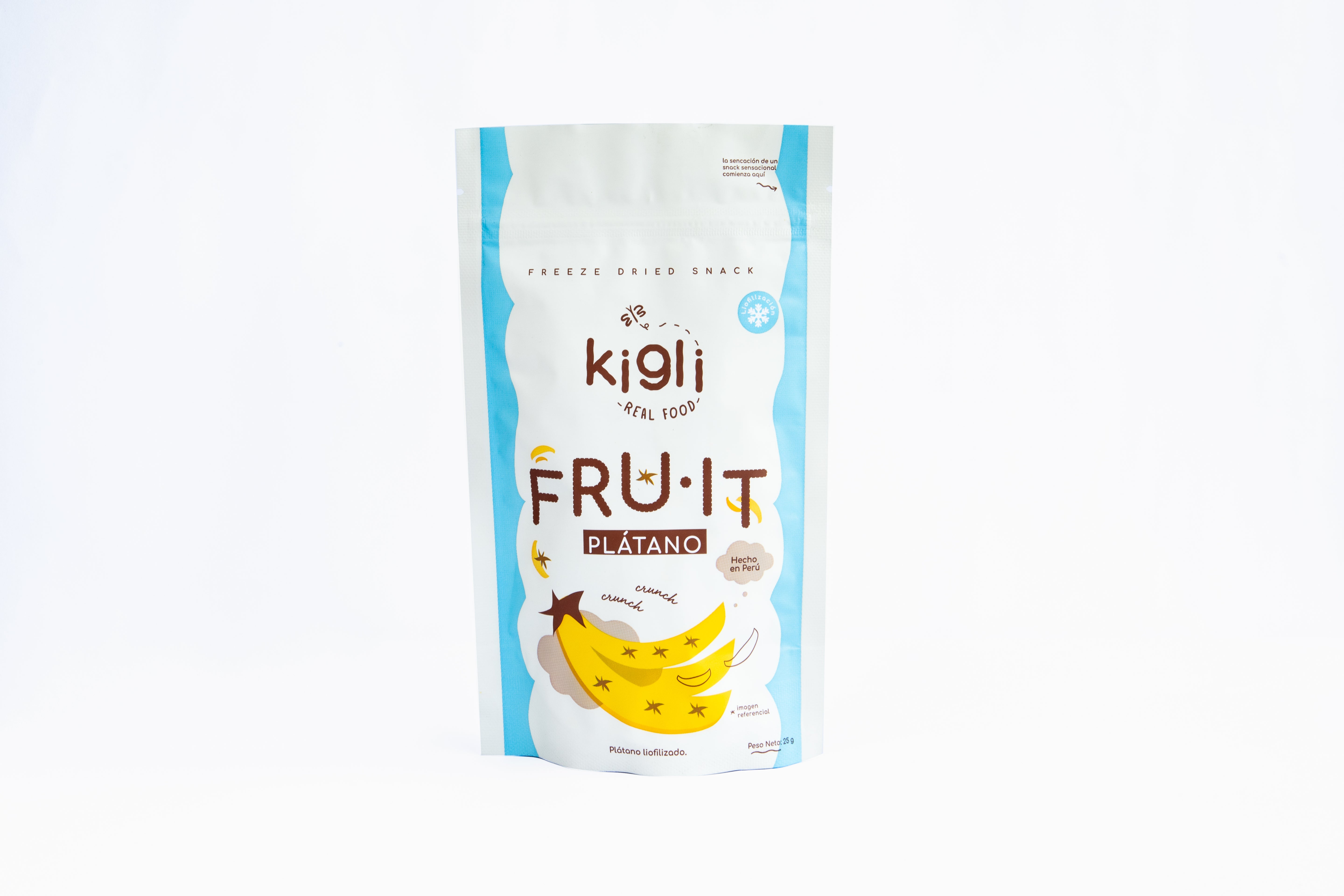FRUIT PLATANO LIOFILIZADO 15GR KIGLI