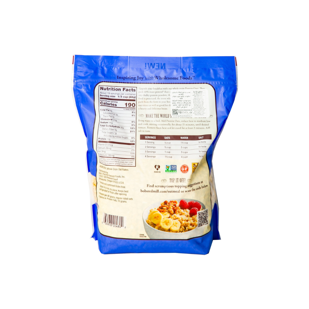 PROTEIN OATS BOB RED 907 GR - BOB'S RED MILL