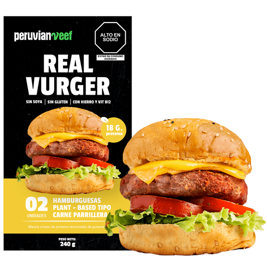 REAL VURGER 240 GR - PERUVIAN VEEF