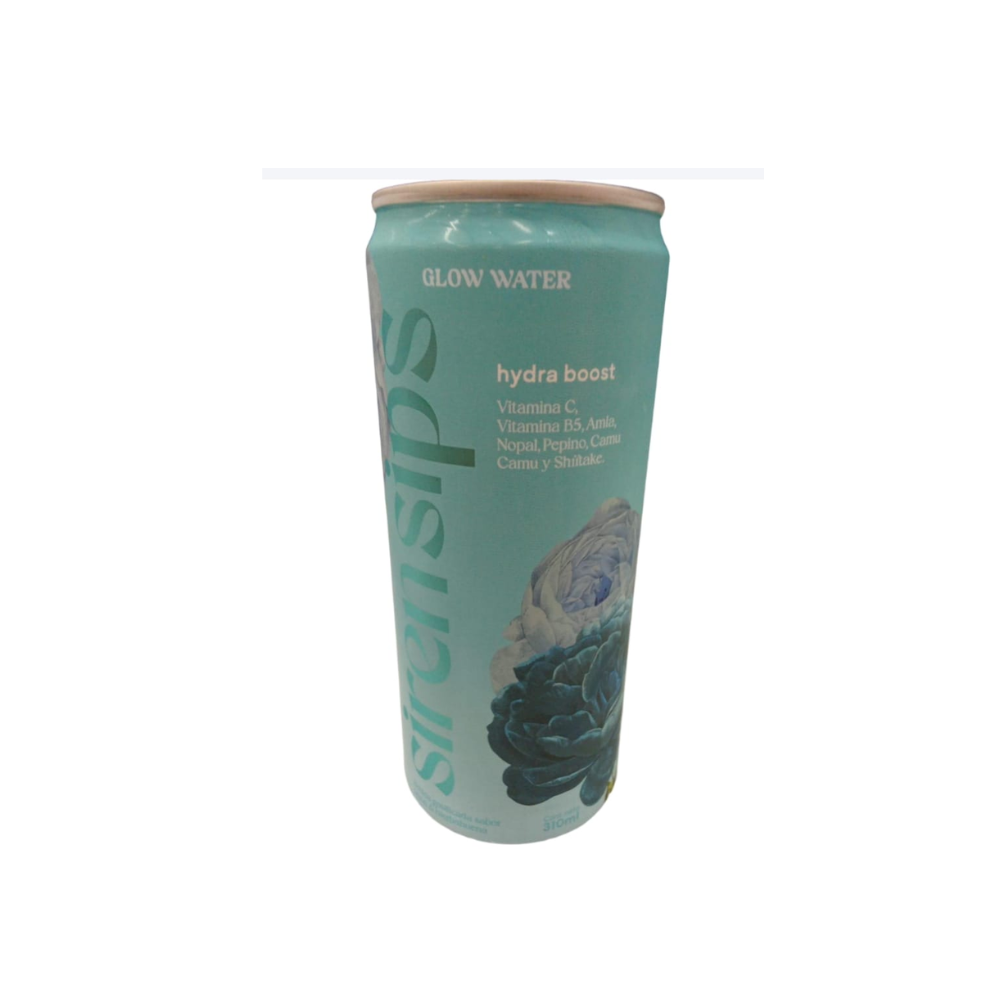 BEBIDA GASIFICADA SIREN SIPS HYDRA BOOST LIMON HIERBABUENA LATA X 310 ML