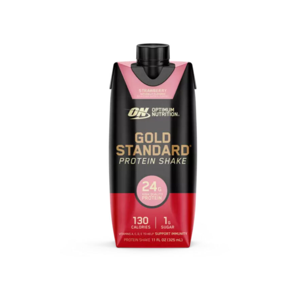 GOLD STANDARD PROTEIN SHAKE STRAWBERRY-OPTIMUM NUTRITION