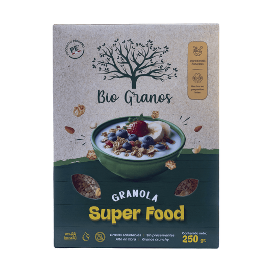 GRANOLA SUPER FOOD 250GR BIO GRANOS