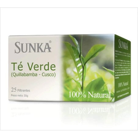 Filtrantes Te Verde (Quillabamba-Cusco) / 25 Tea Bags