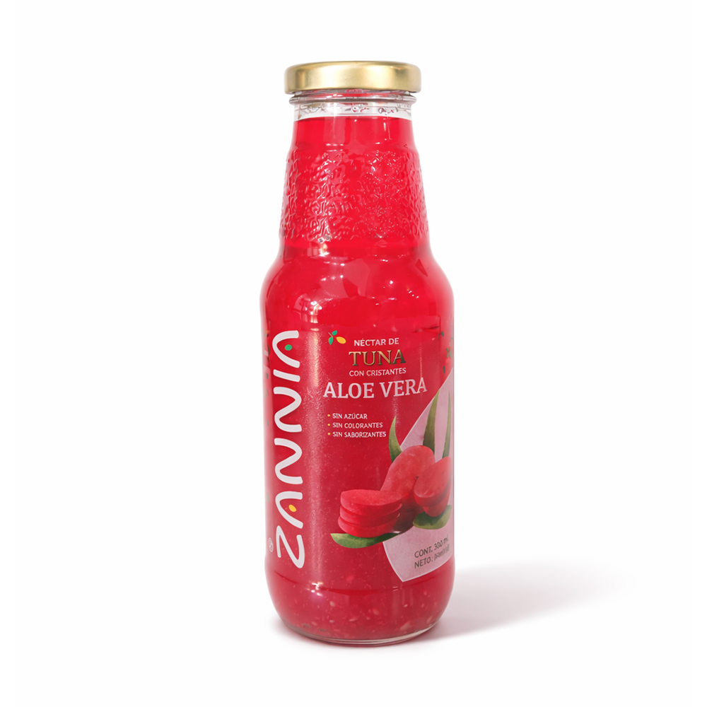 NECTAR DE TUNA CON ALOE VERA ZANNIA 300ML