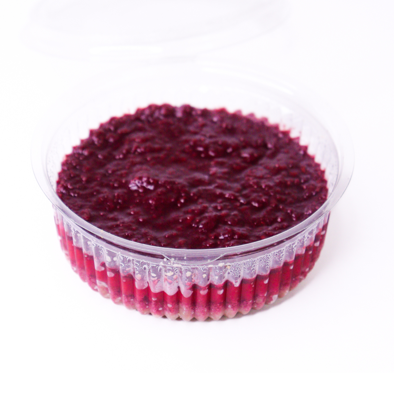 CHEESECAKE DE FRUTOS ROJOS KETO 160 GR - COCOMEL  HEALTHY BAKERY
