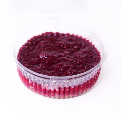 CHEESECAKE DE FRUTOS ROJOS KETO 160 GR - COCOMEL  HEALTHY BAKERY
