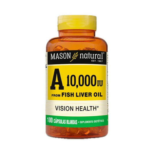 VITAMINA  A 10,000 IU  MASON NATURAL