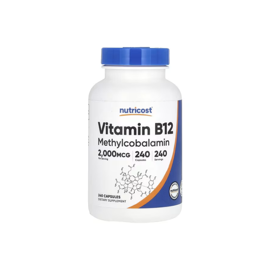 VITAMIN B12 2000MCG 240 CAPSULAS NUTRICOST