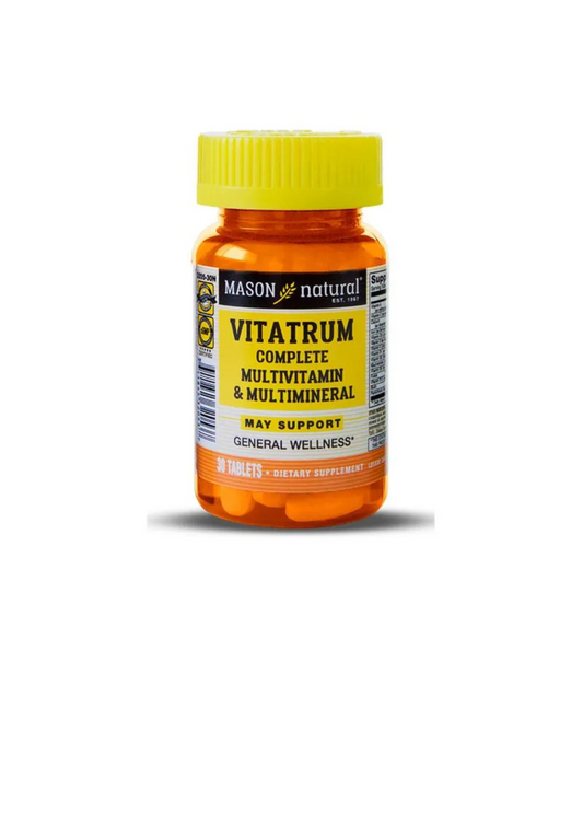 MULTIVITAMINICO VITATRUM DE 30 TABLETAS MASON NATURAL