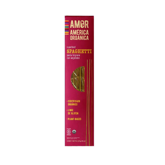 America Organica  Spaghetti Trigano C/Vegetales 250g
